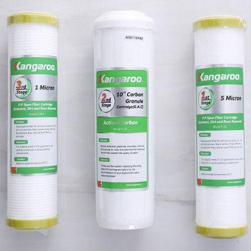 Bộ 3 lõi lọc dùng cho máy lọc RO - Hoàng Lâm chuyên lọc nước - https://maylocnuochanoi.com