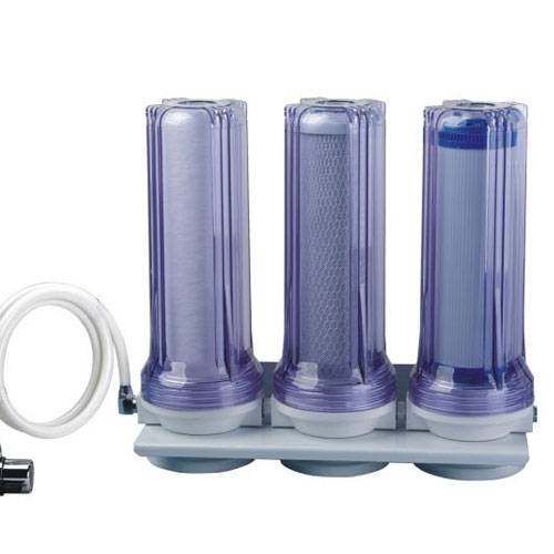 Bộ 3 cột lọc thô gia đình - Hoàng Lâm cung cấp giải pháp lọc tổng sinh hoạt