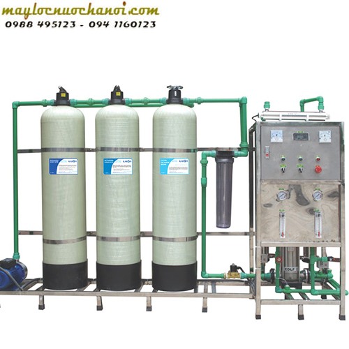 Dây chuyền lọc nước tinh khiết - Hoàng Lâm - maylocnuochanoi.com