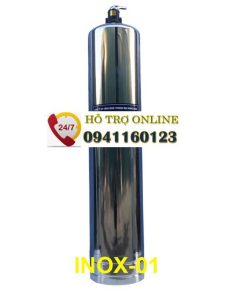 Cột lọc INOX 1054 304 Van cơ