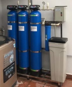 Bộ 05 cấp Lọc tổng đầu nguồn UF công suất 1000l/h, van tự động